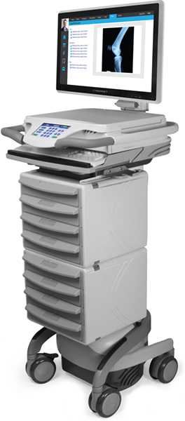 Medical Supply Cart with 8 Drawers